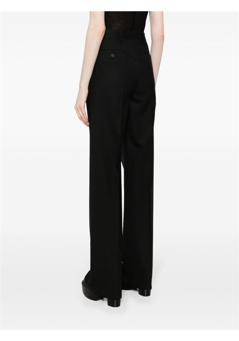 Black straight-leg tailored trousers - women RICK OWENS | RP01D2302ZL09